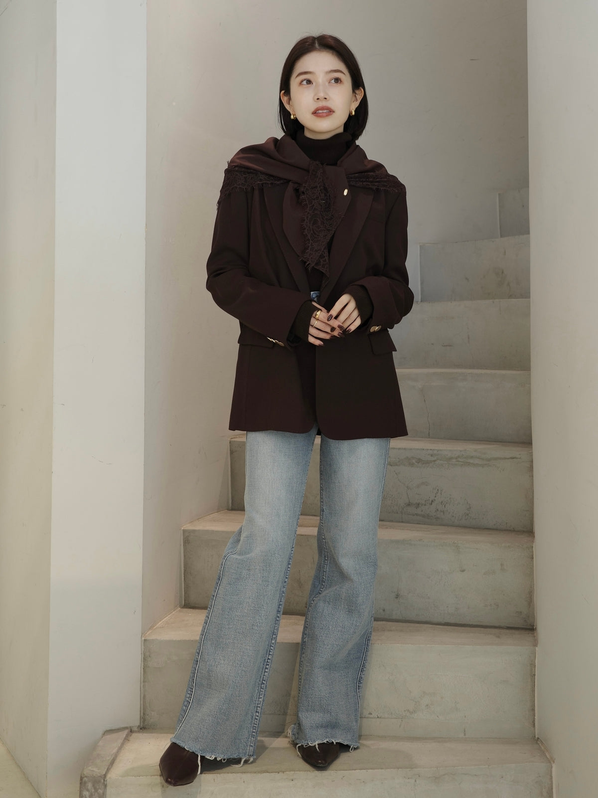 Director:156cm COLOR:LIGHT BLUE SIZE:0