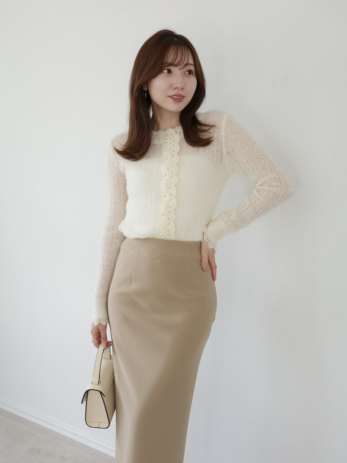 PR:162cm COLOR:IVORY SIZE:F