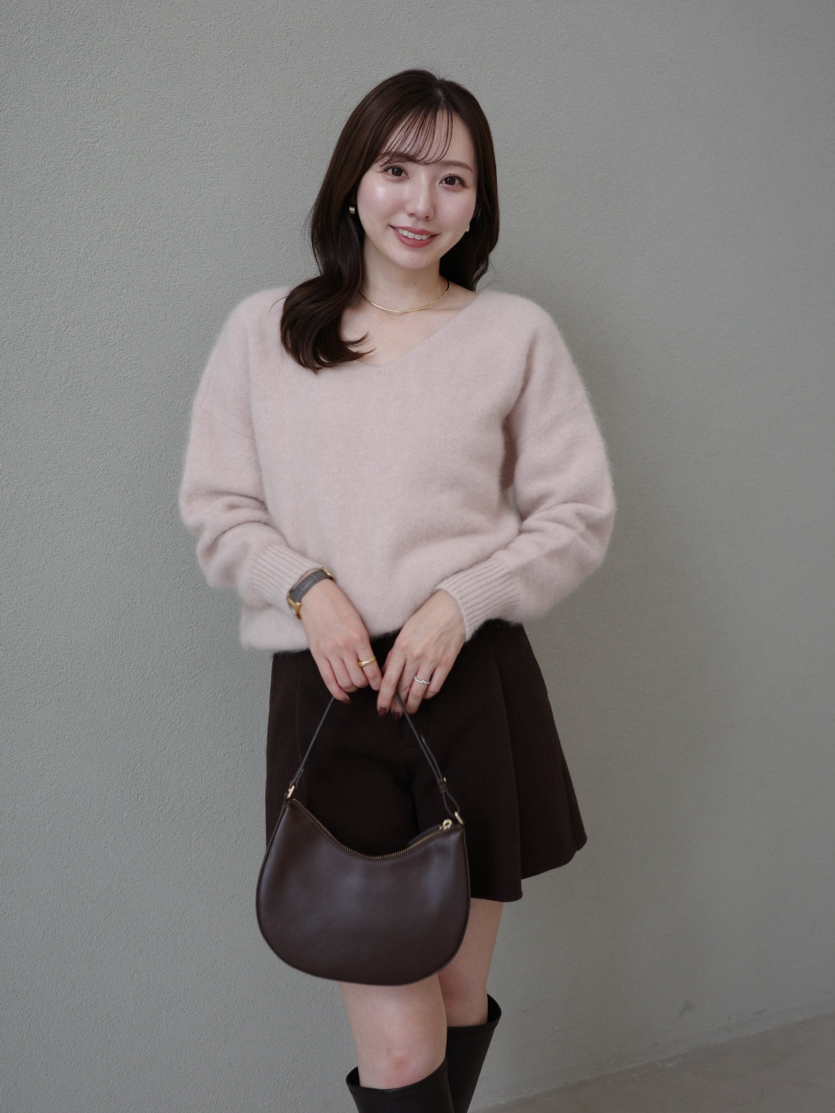 PR:162cm COLOR:PINK BEIGE SIZE:F