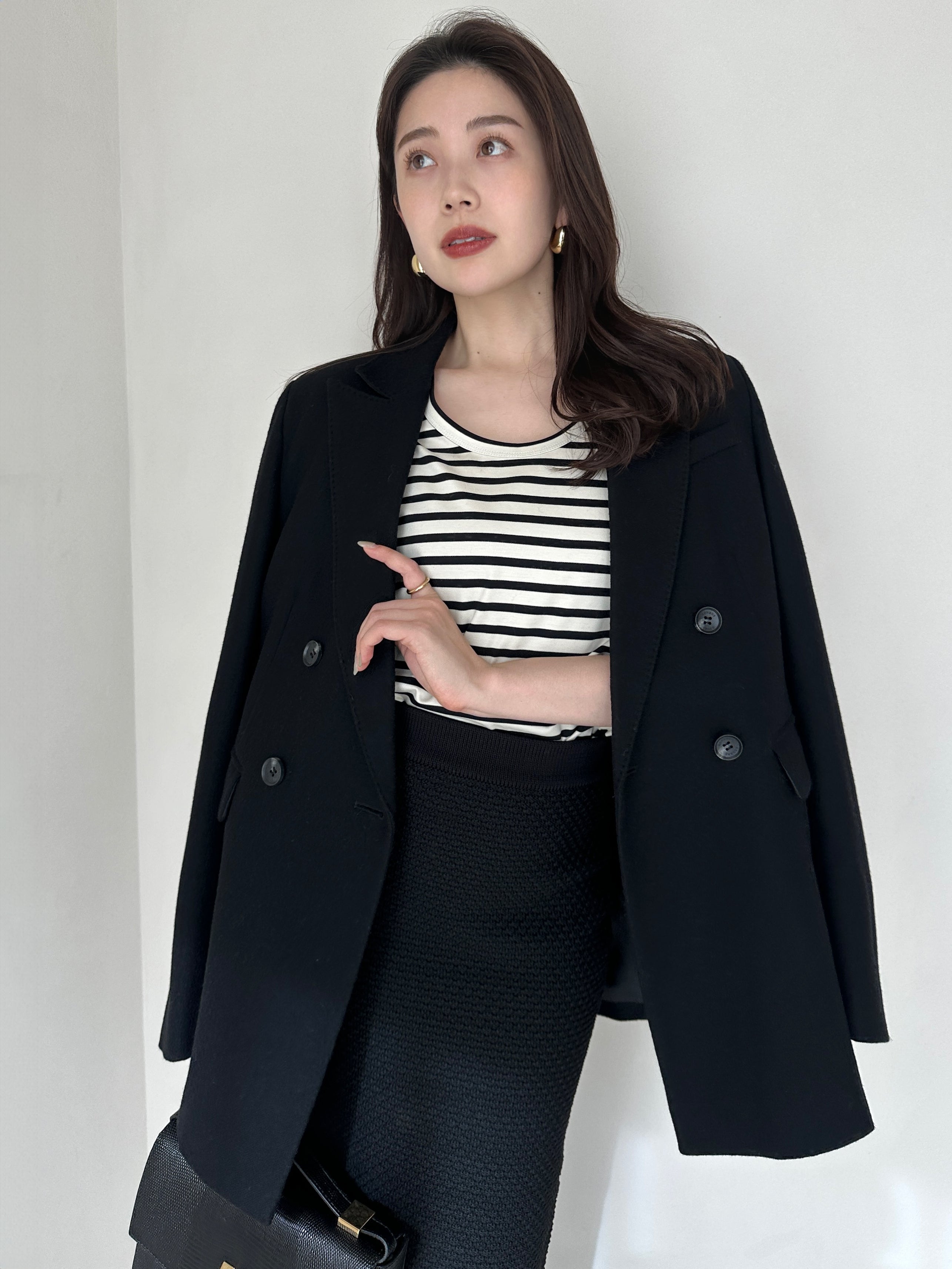 丝滑触感棉质U领T恤