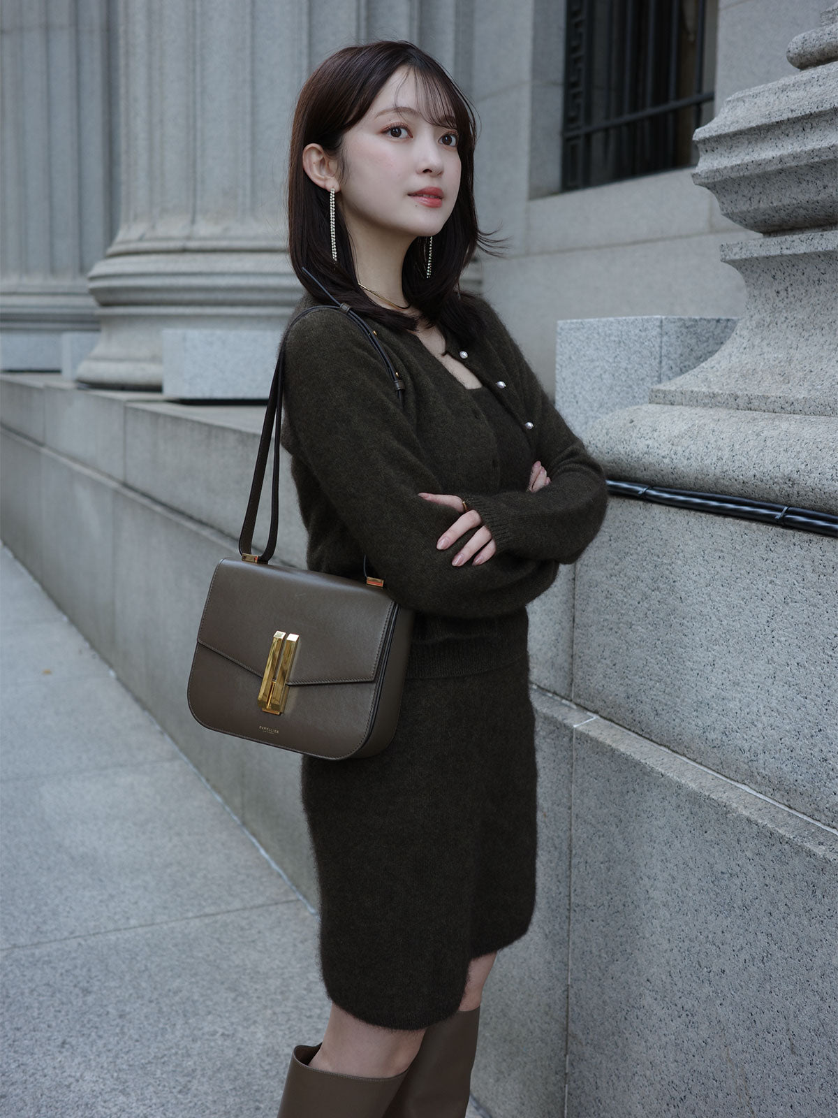 야크 울 니트 세트