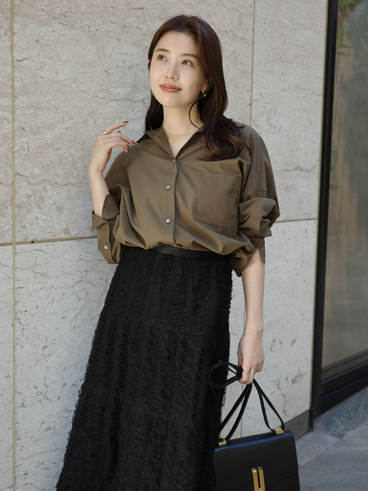 エンブロイダリーシアーチュールスカート