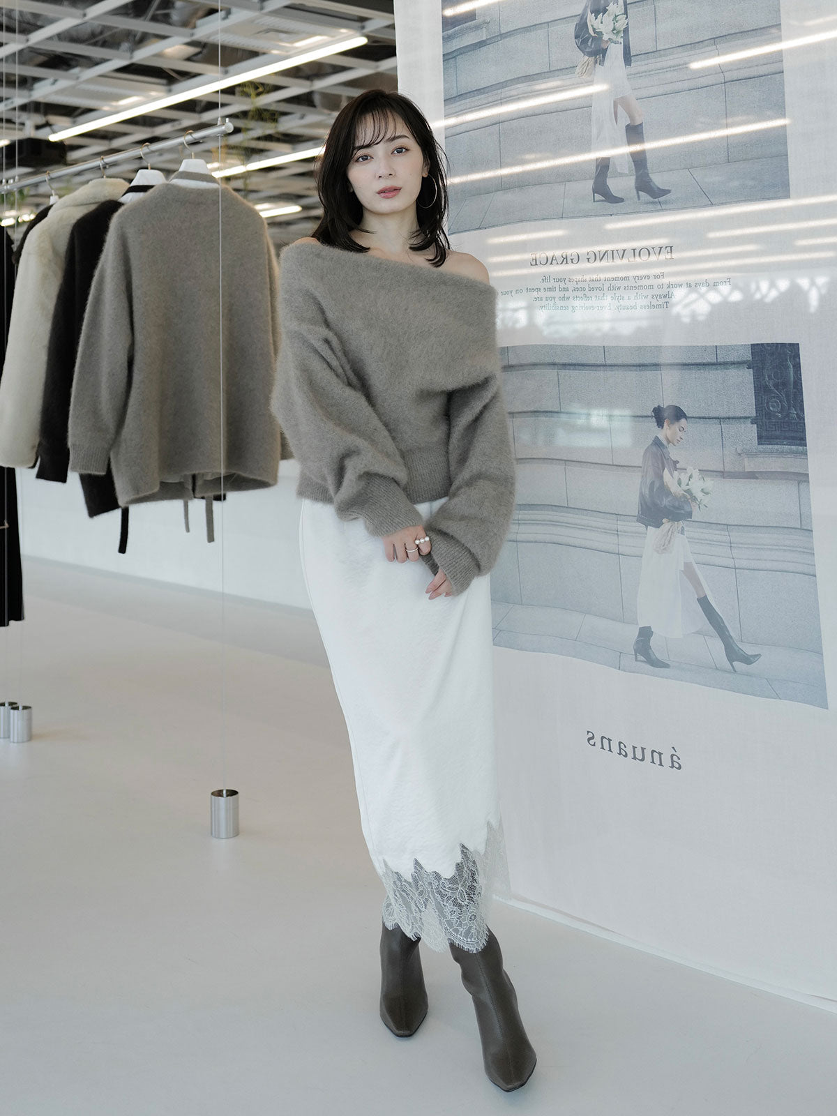 Director:154cm COLOR:ECRU SIZE:1