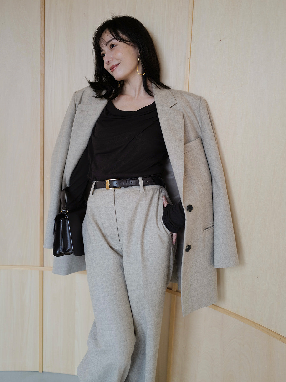 【BLOSSOM×ánuans】STRAIGHT PANTS