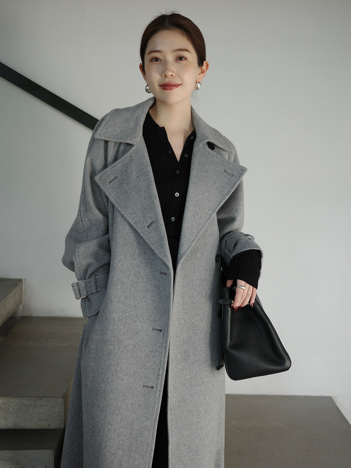 ウールトレンチコート