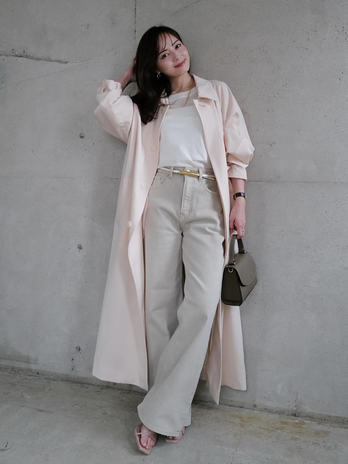 Director:154cm COLOR:BEIGE SIZE:0