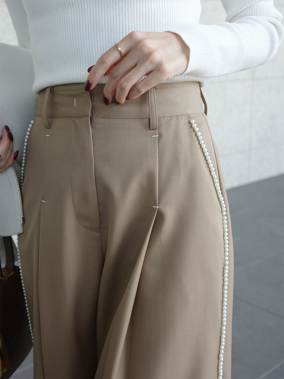 パールトリムパンツ