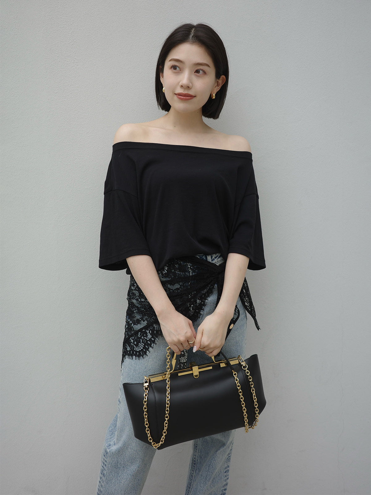 Off-Shoulder T-Shirt