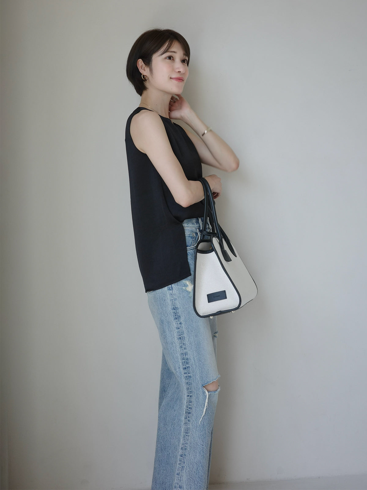 Satin Sleeveless Top