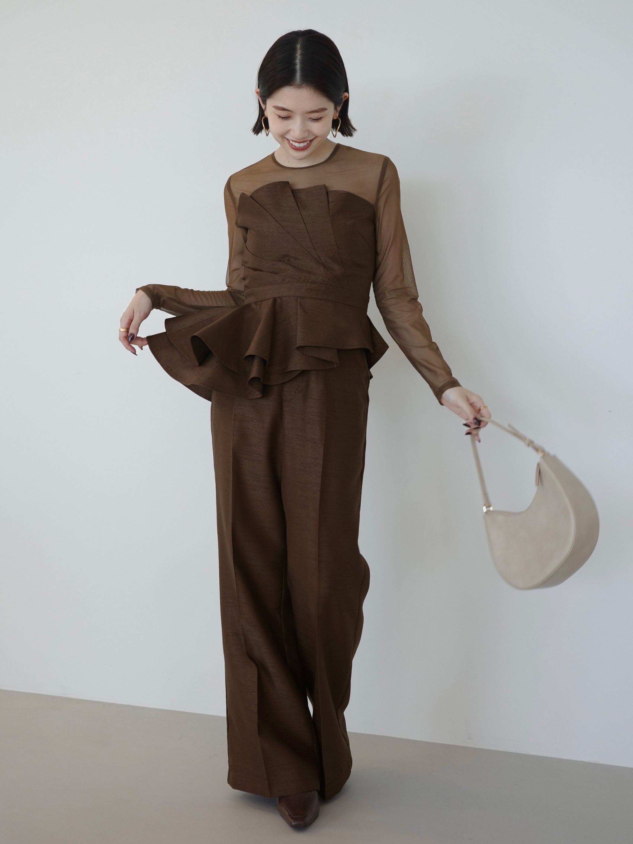 PR:157cm COLOR:BROWN SIZE:1
