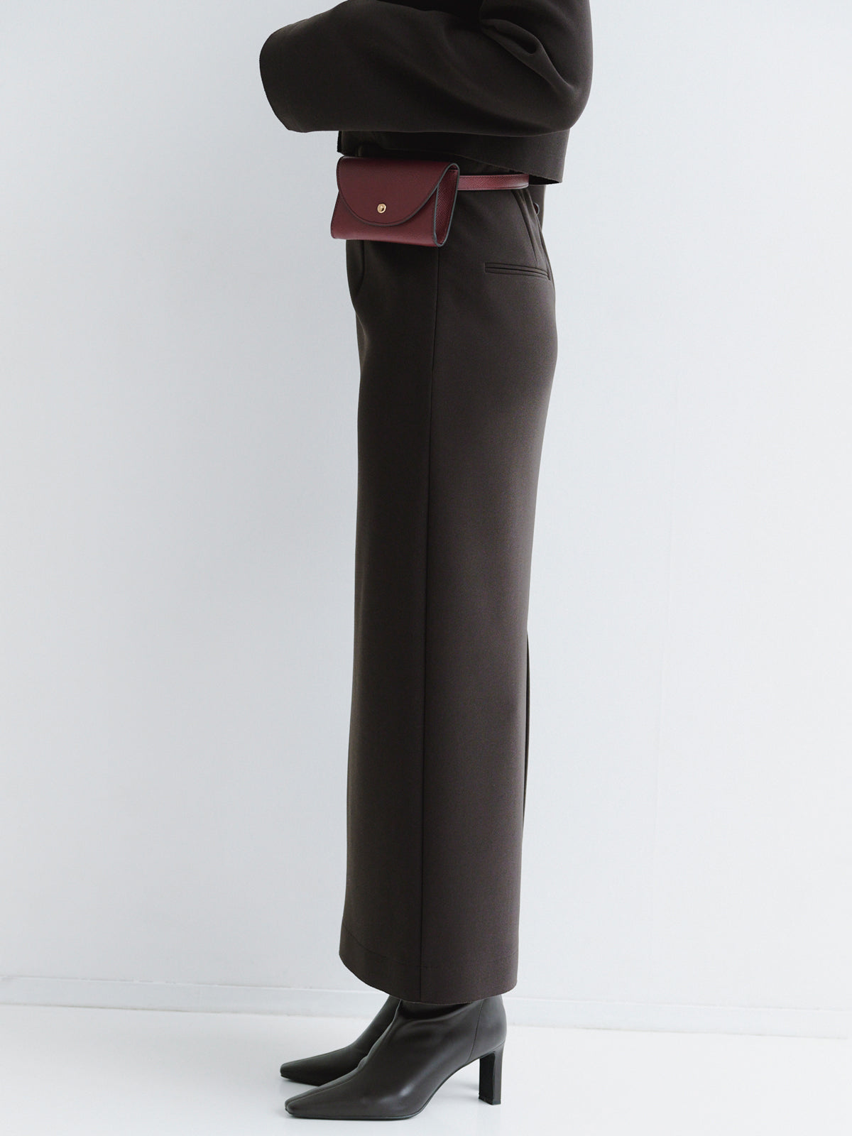 カットジョーゼットタイトスカート