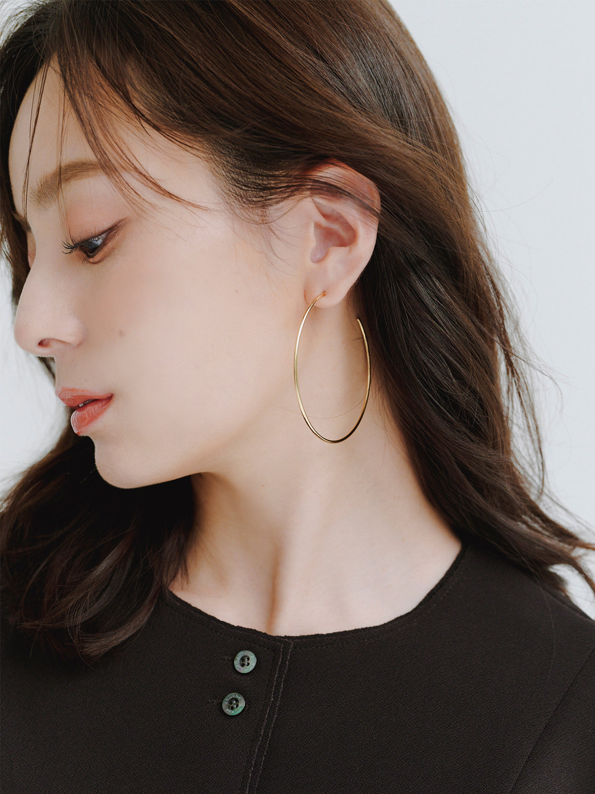 ビッグフープピアス