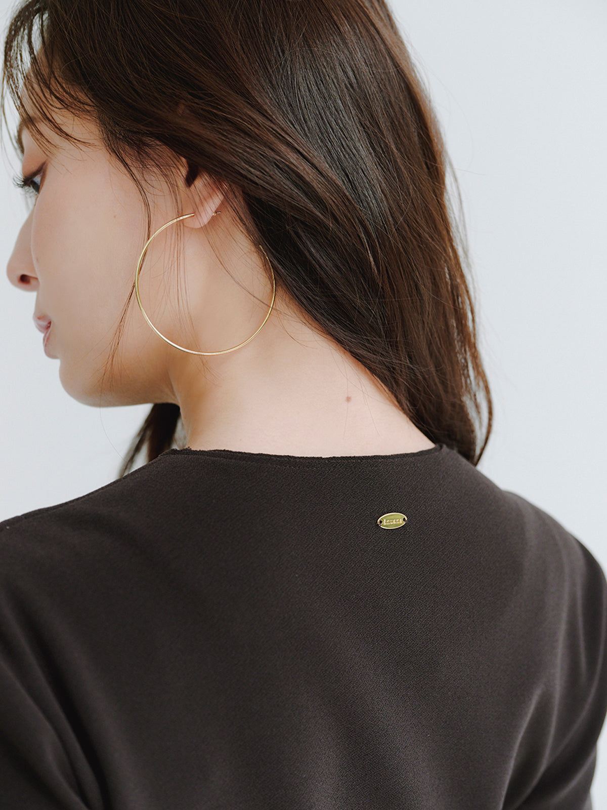 カットジョーゼットショートカーディガン