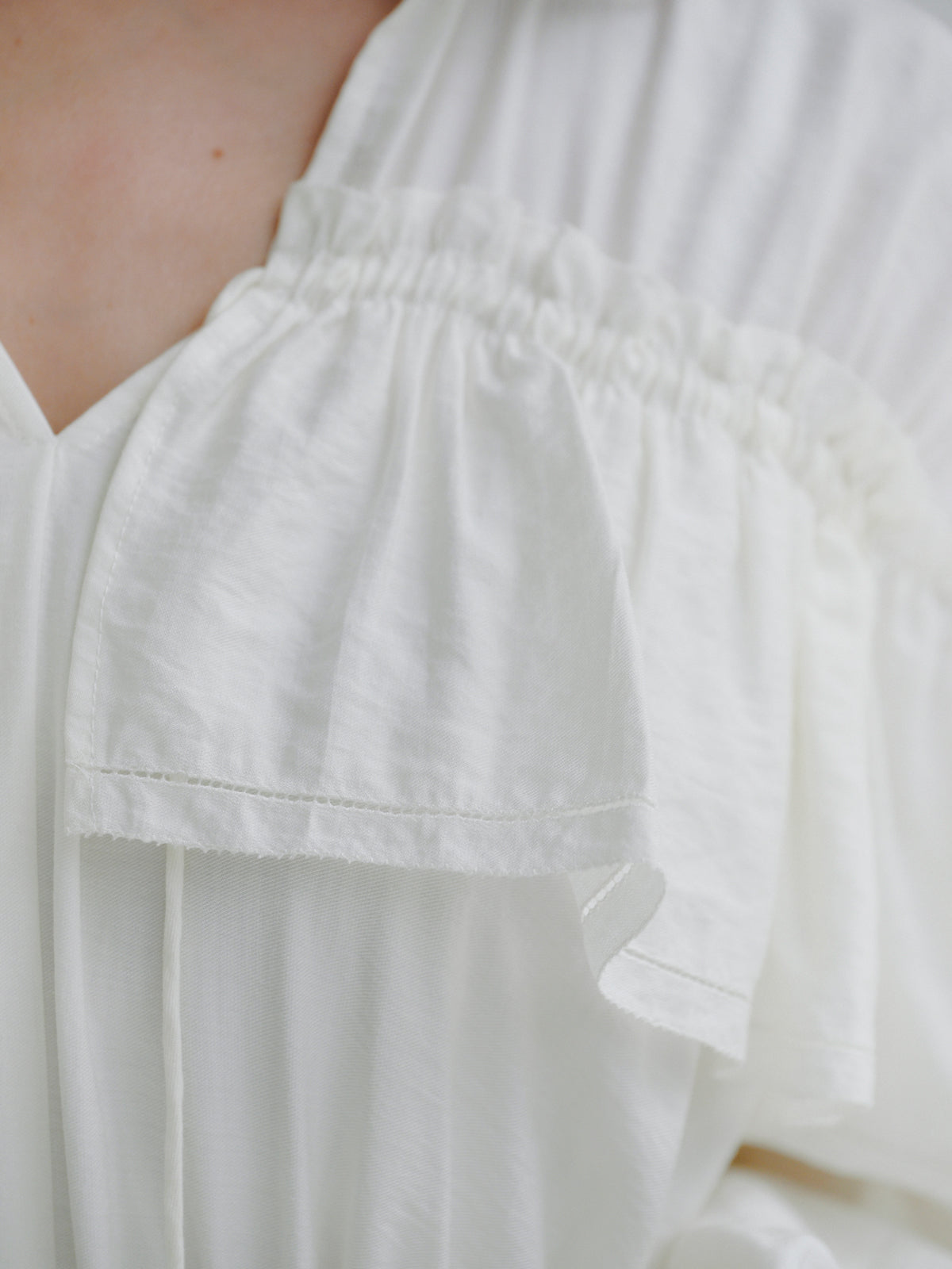 リンクルラッフルワンピース