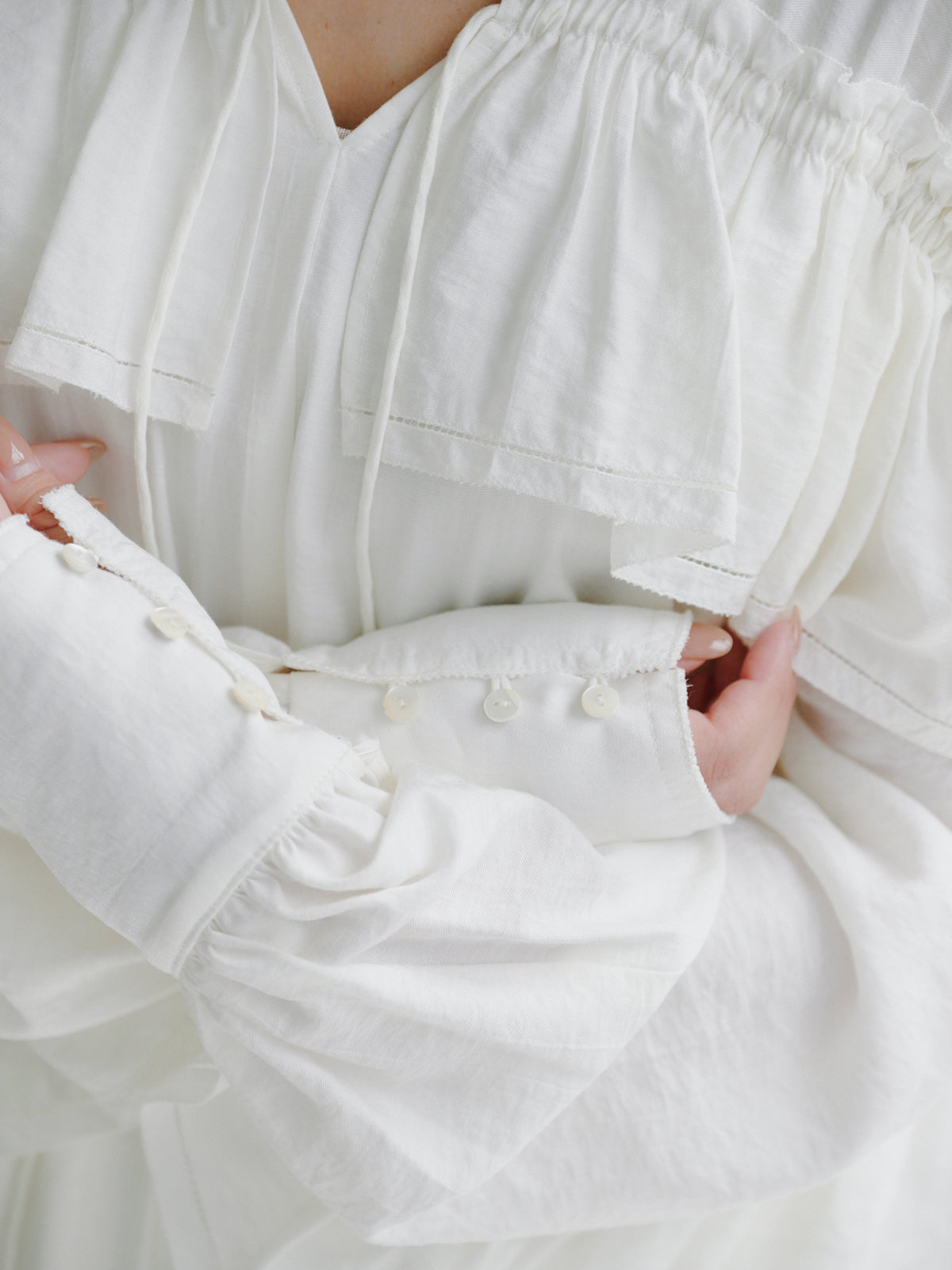 주름 장식 원피스