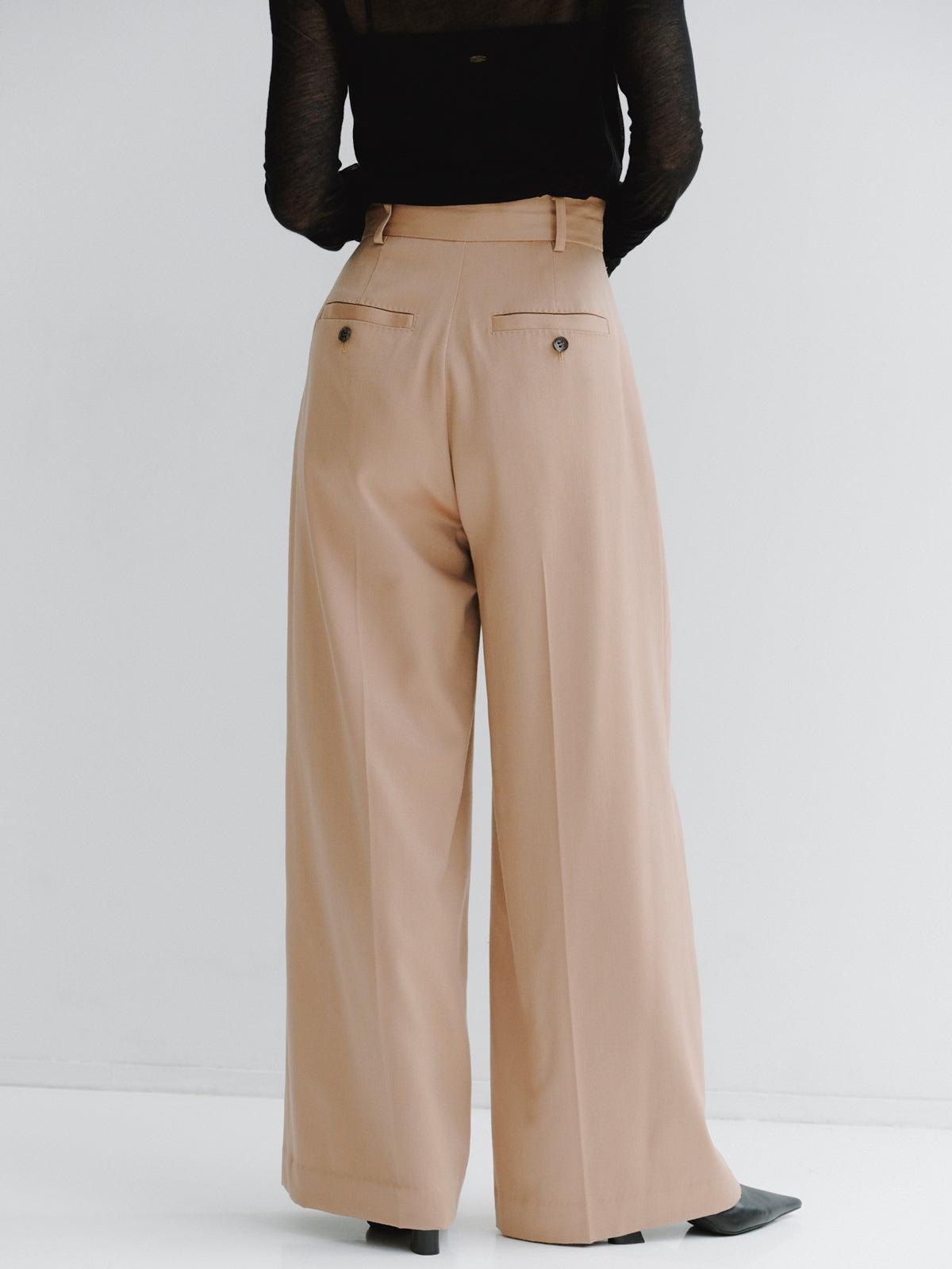 グロスウールワイドパンツ