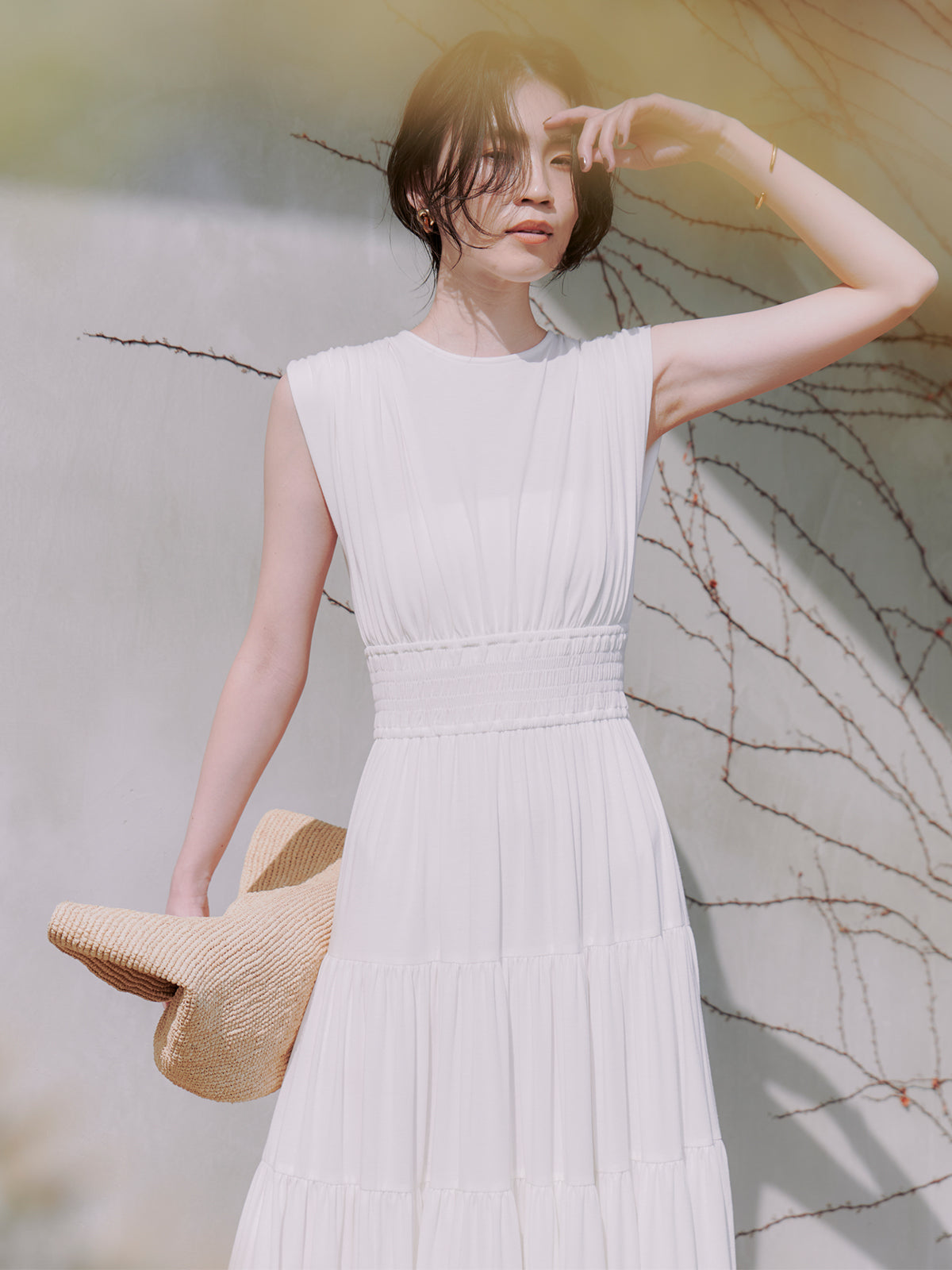 【LIMAIA】ラフィアトートバッグ