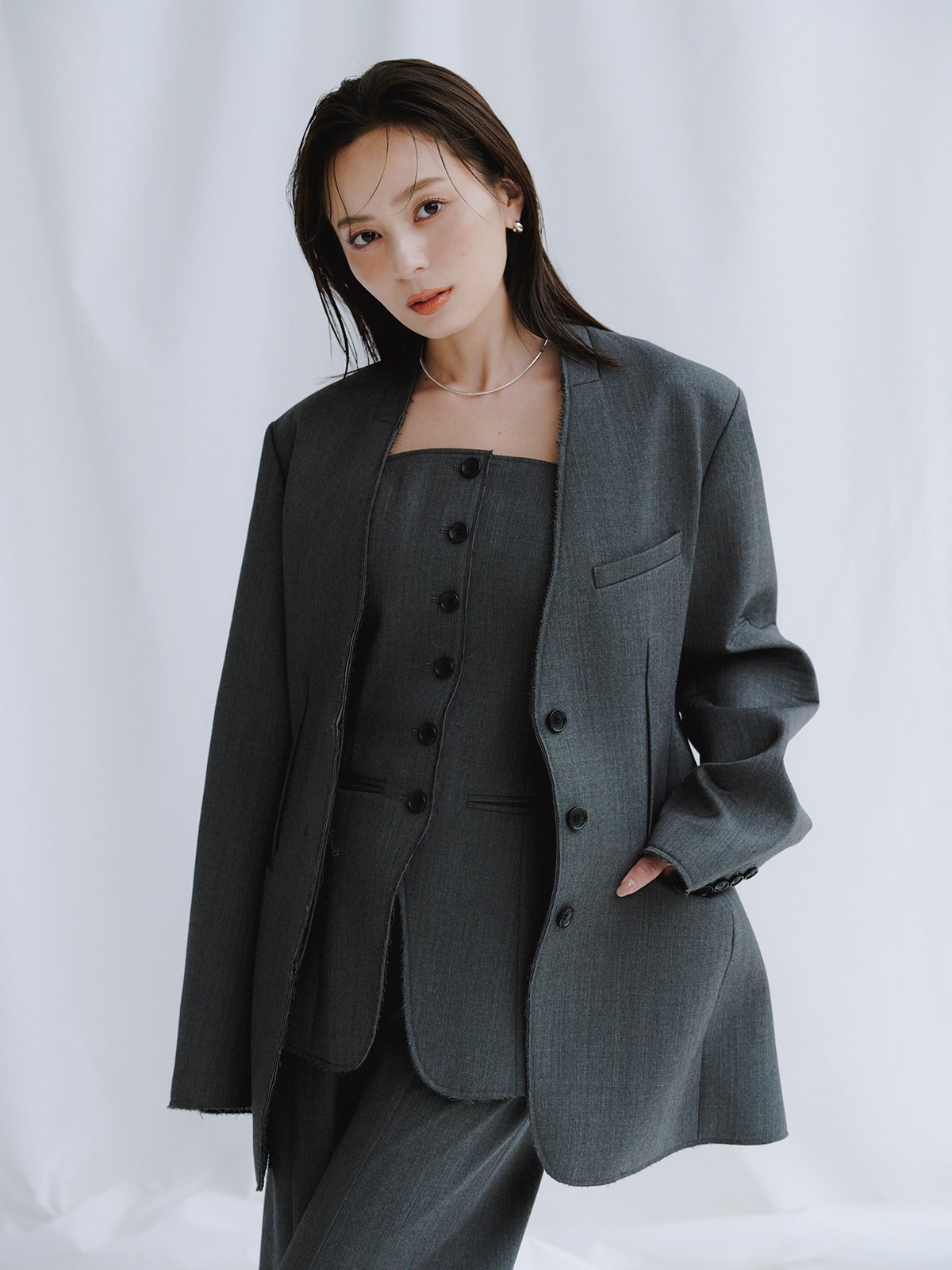 WEB限定】ボンディングフォルムジャケット