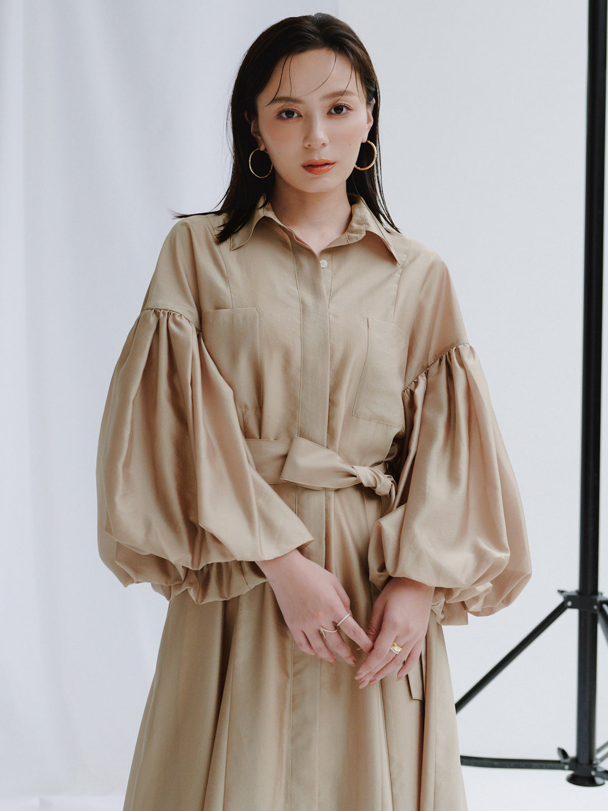 シルクタッチオーガンワンピース