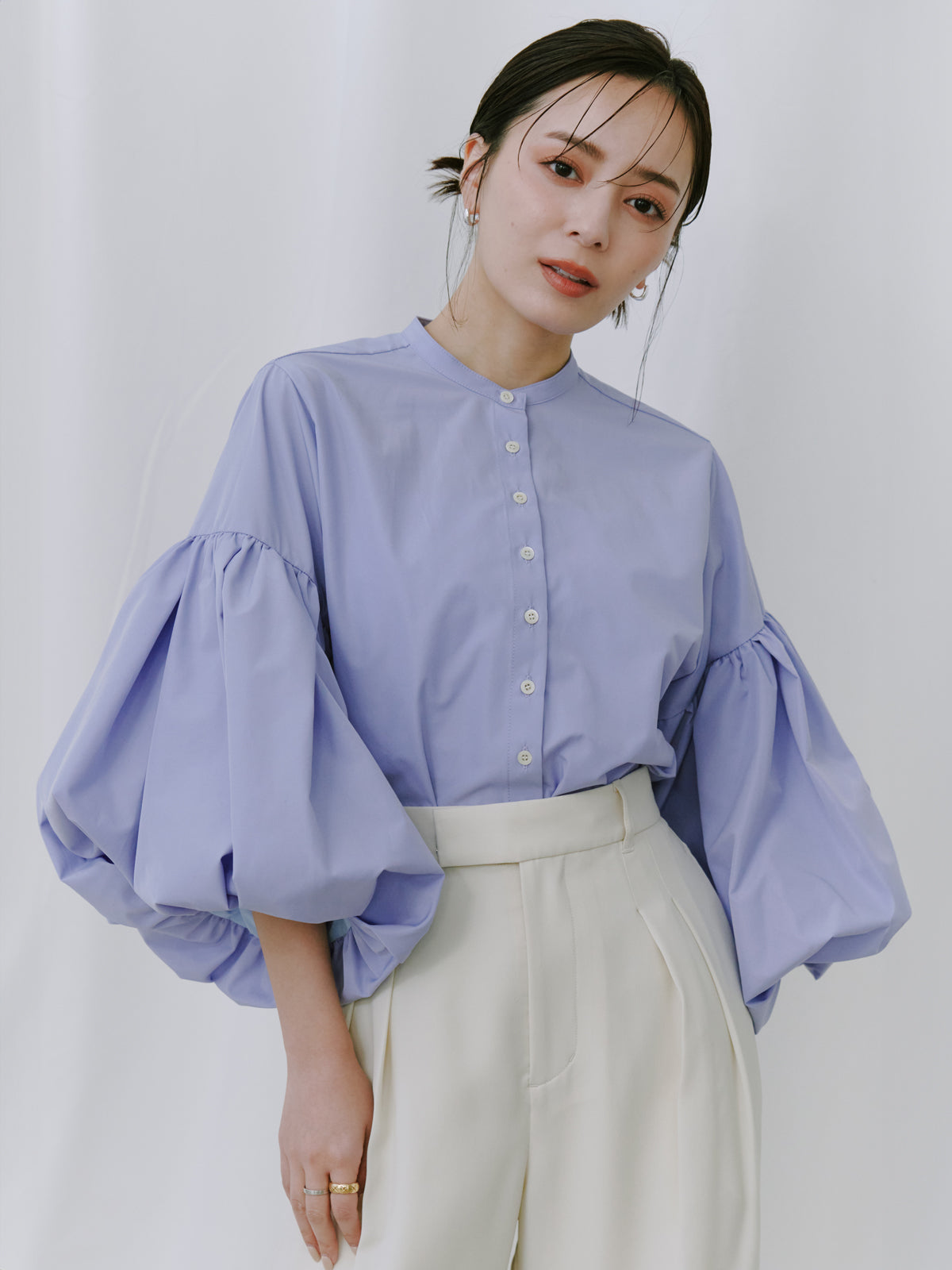 ツータックワイドパンツ