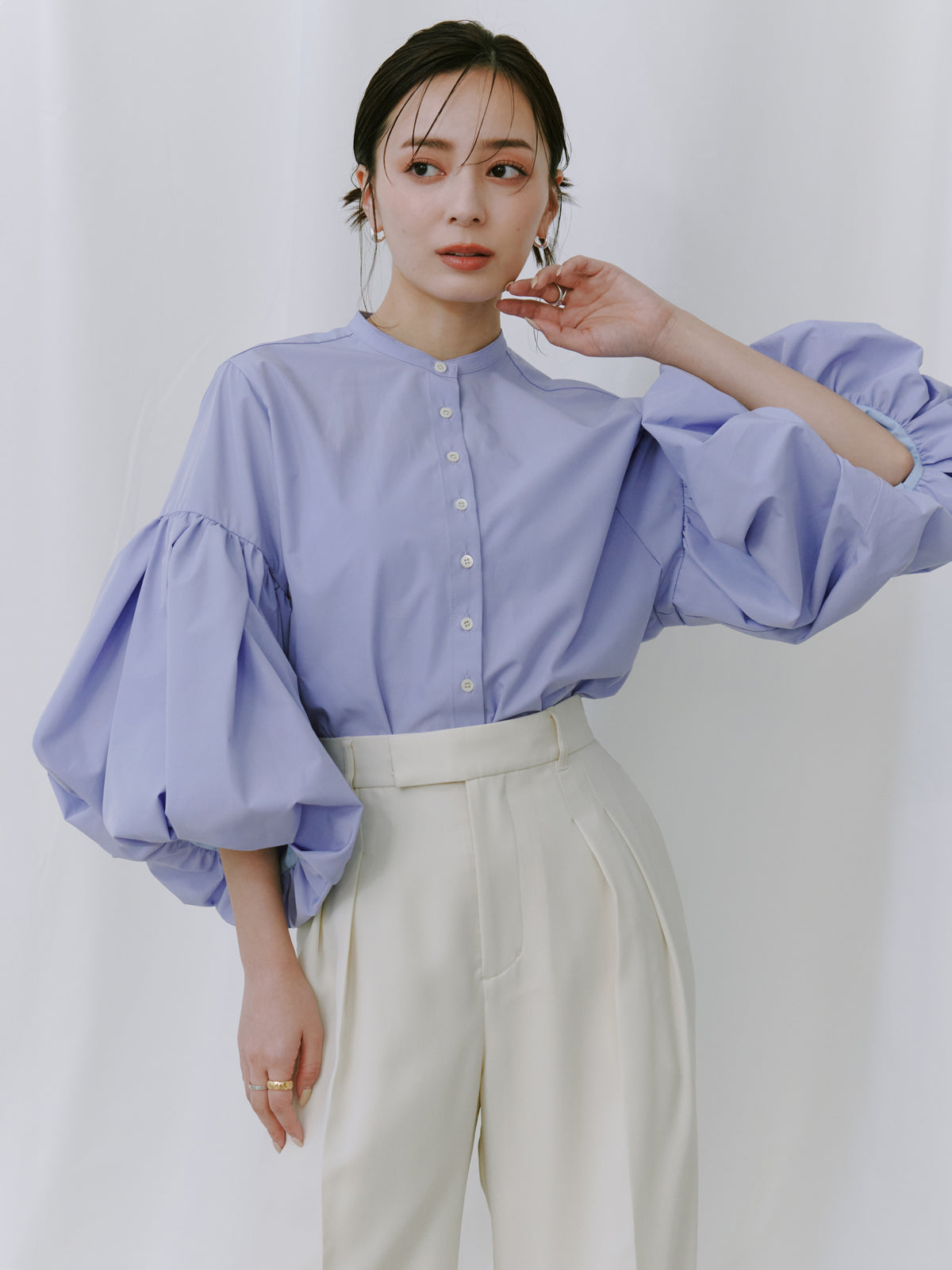 ツータックワイドパンツ