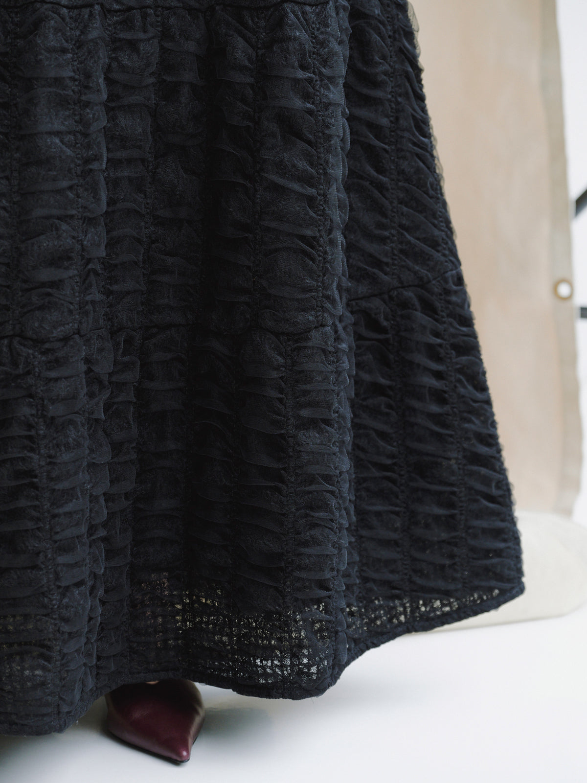 エンブロイダリーシアーチュールスカート