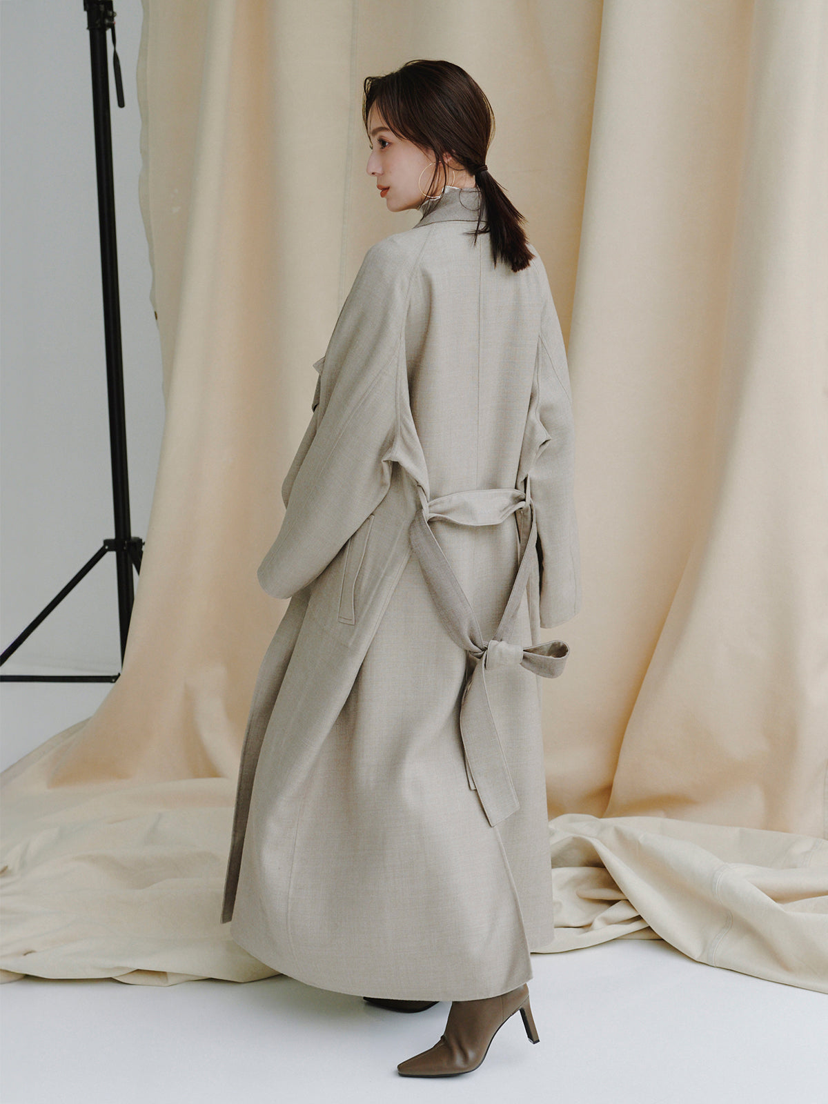 ウールリバーオーバーロングコート