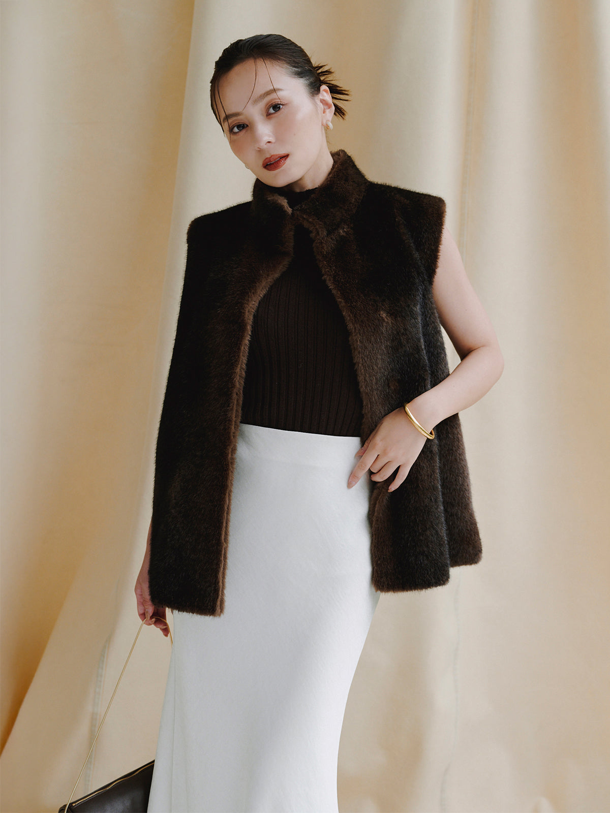 PR:157cm COLOR:BROWN SIZE:F