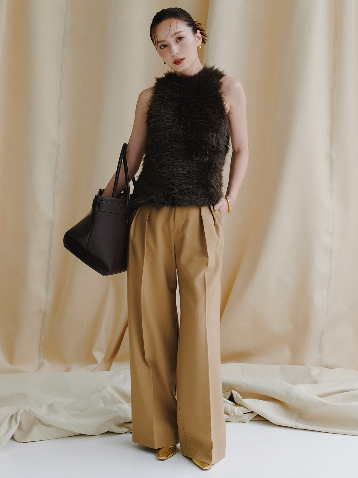 Director:154cm COLOR:BEIGE SIZE:1