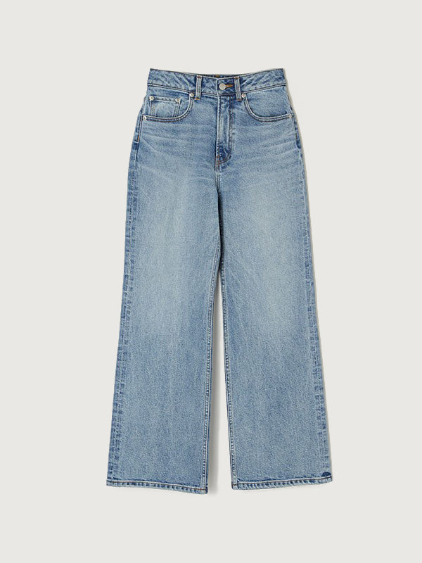 Wide leg denim
