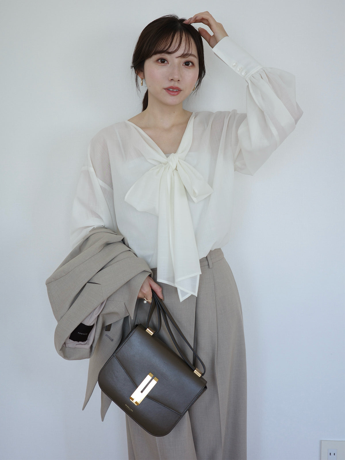 PR:162cm COLOR:ECRU SIZE:F