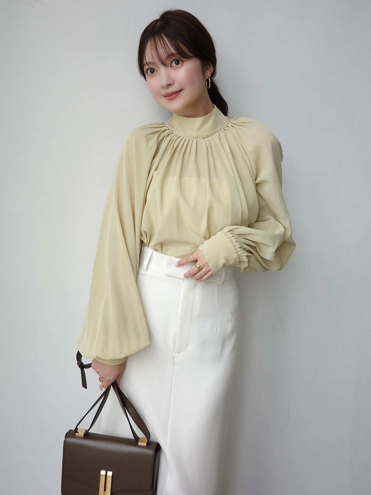 ダブルサテンナロースカート