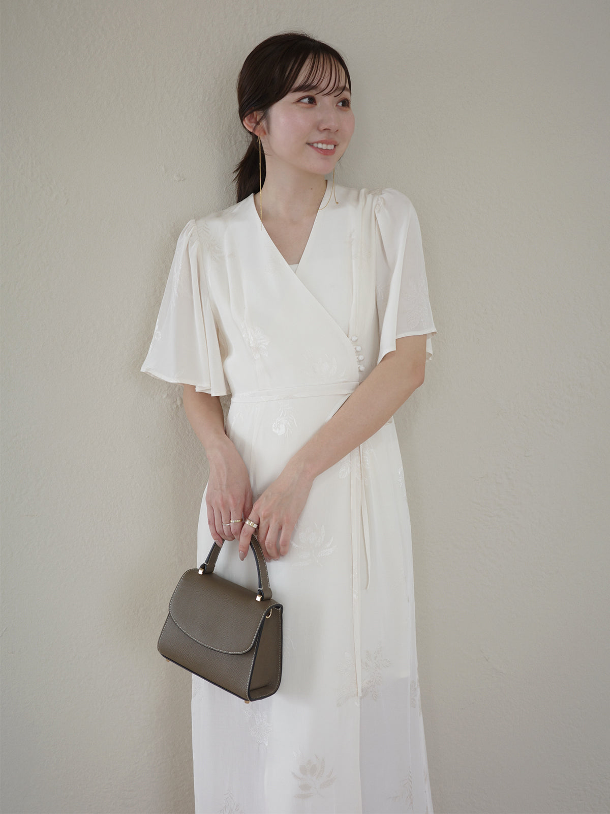 ブーケジャカードメロウワンピース