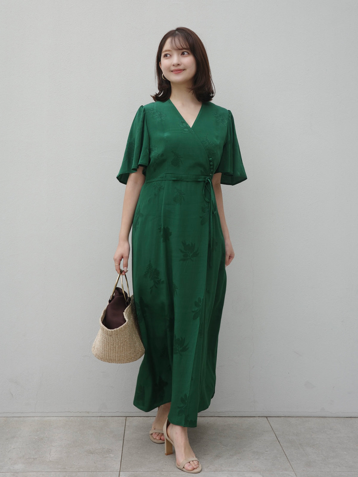 ブーケジャカードメロウワンピース