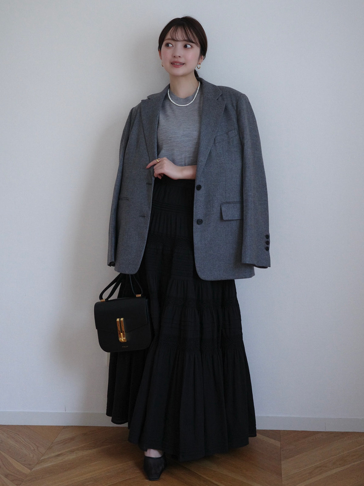 ハーフスリーブニットプルオーバー