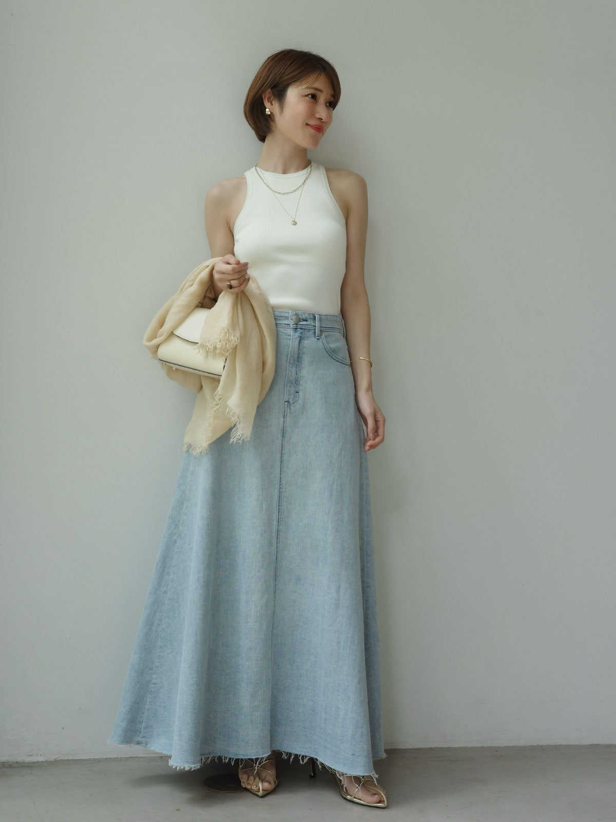 PR:168cm COLOR:Cutoff Ice SIZE:M