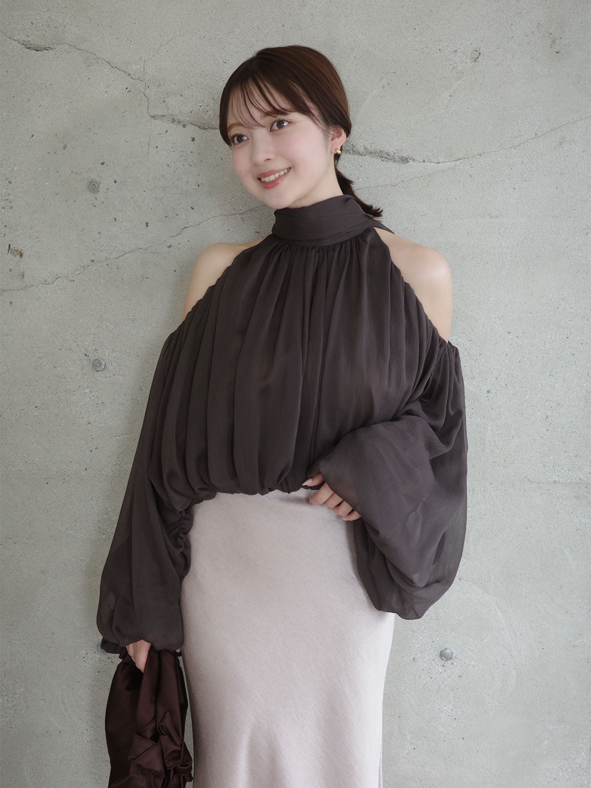 PR:156cm COLOR:BROWN SIZE:F