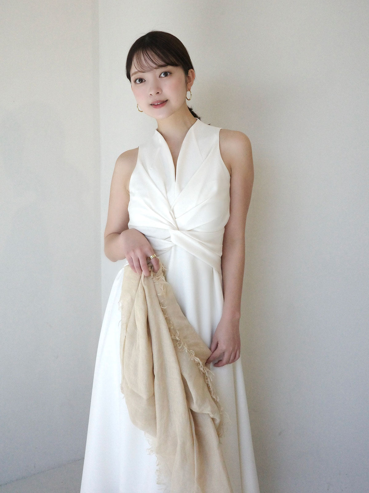 ツイストギャザーワンピース