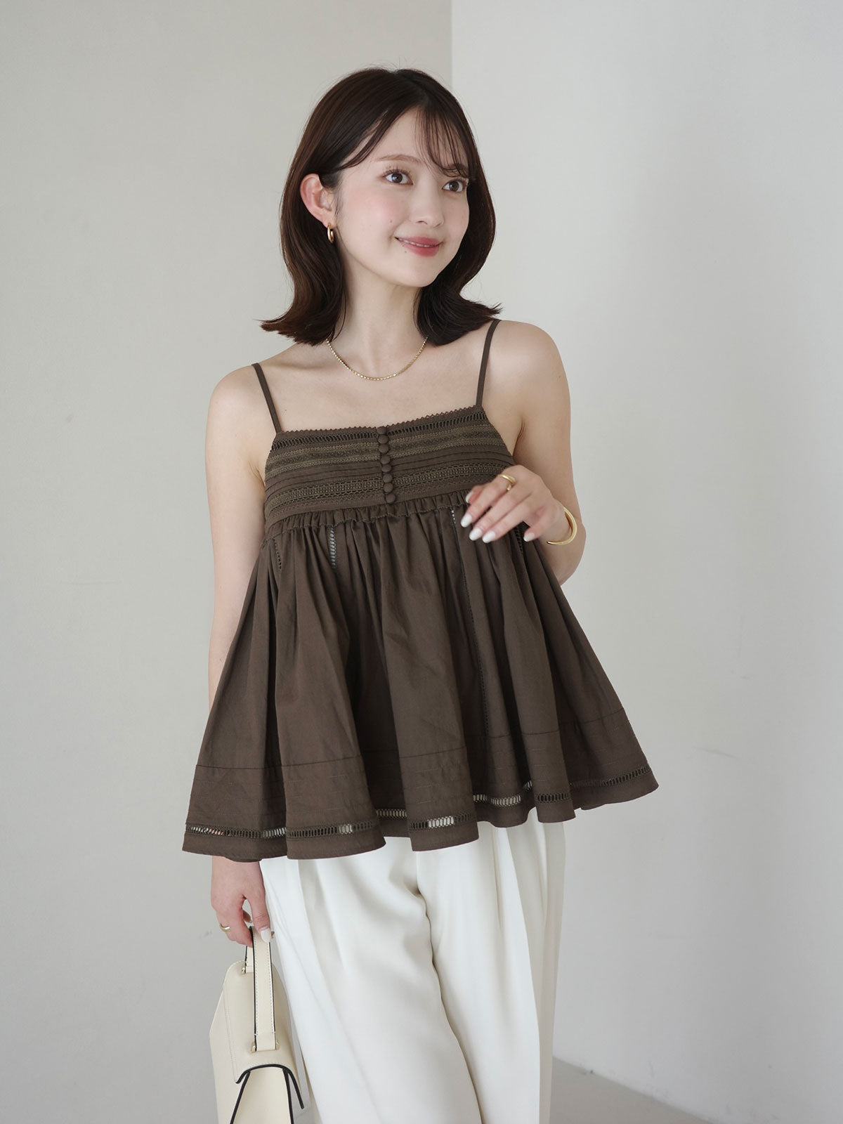 PR:156cm COLOR:KHAKI BROWN SIZE:F