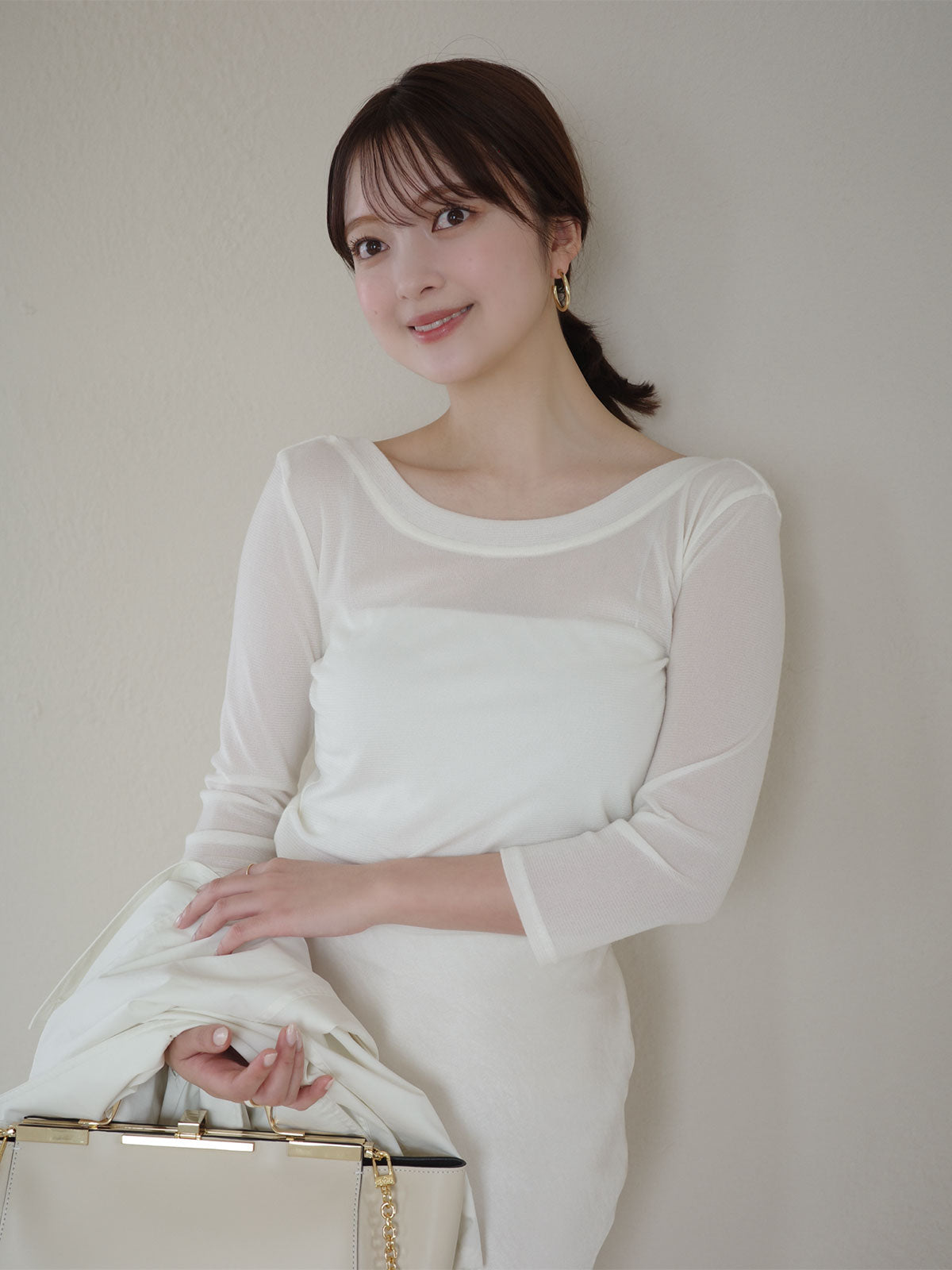 PR:157cm COLOR:IVORY SIZE:F