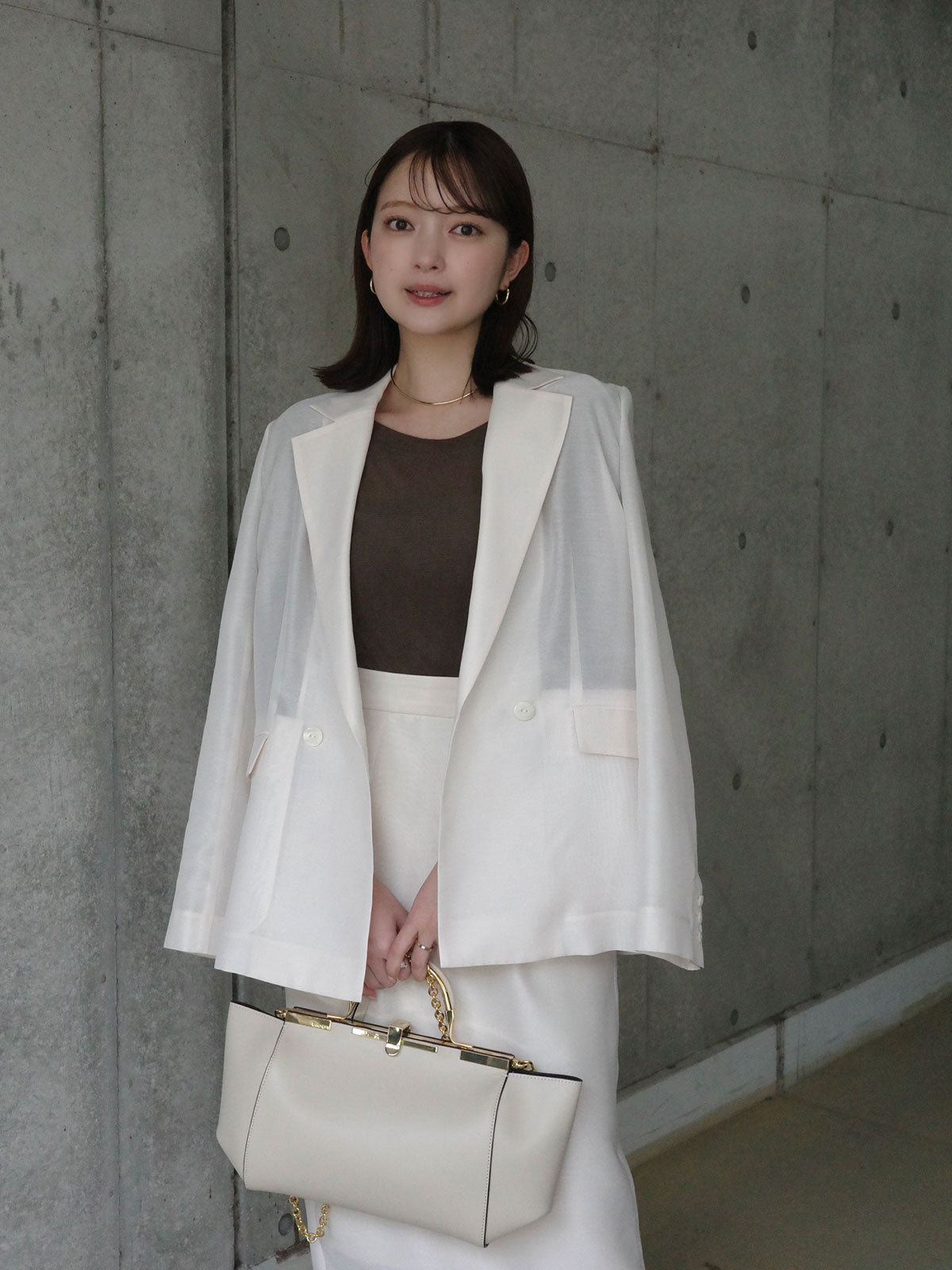 PR:156cm COLOR:IVORY SIZE:F