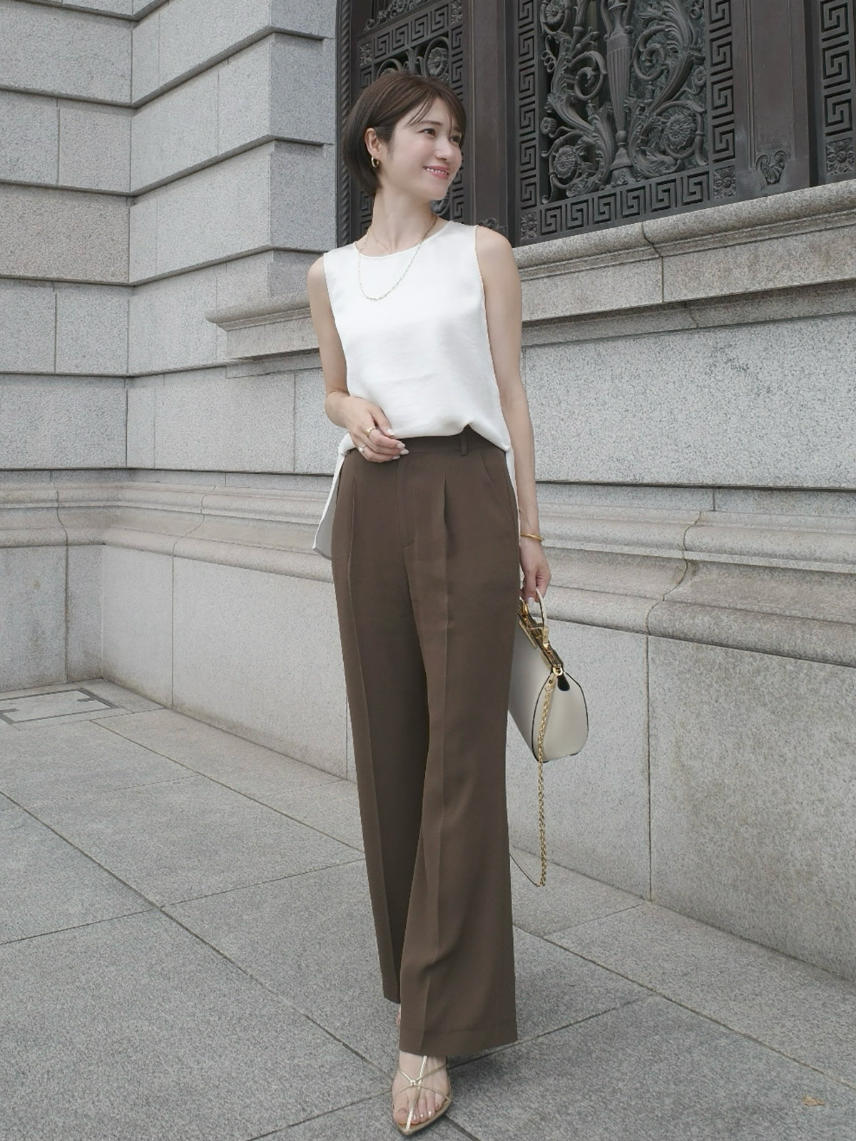 PR:168cm COLOR:KHAKI BROWN SIZE:2