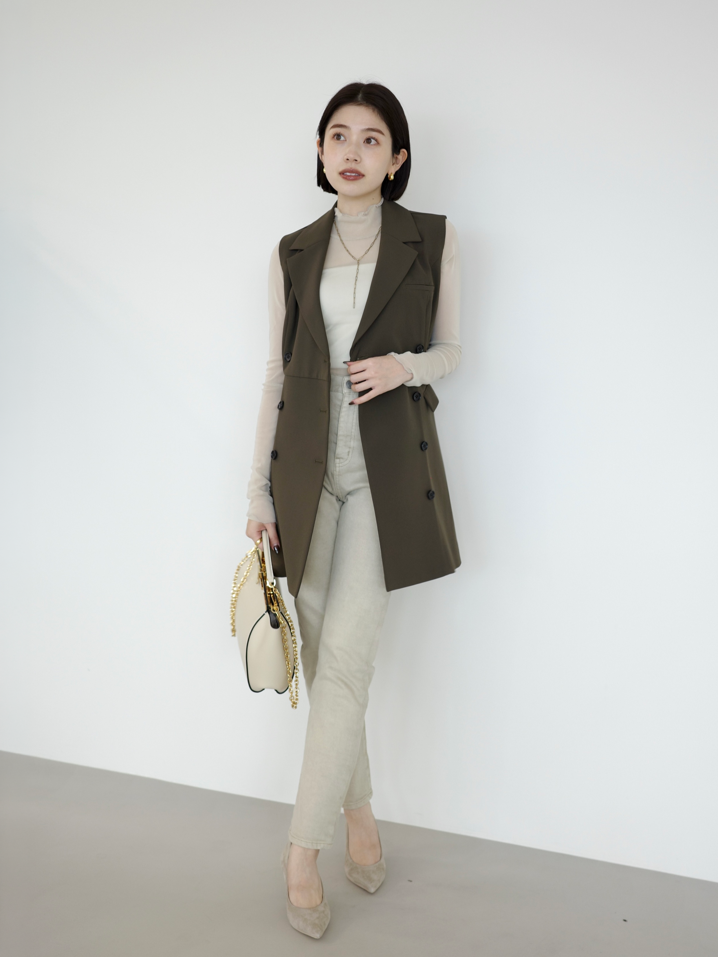 PR:157cm COLOR:KHAKI BROWN SIZE:1