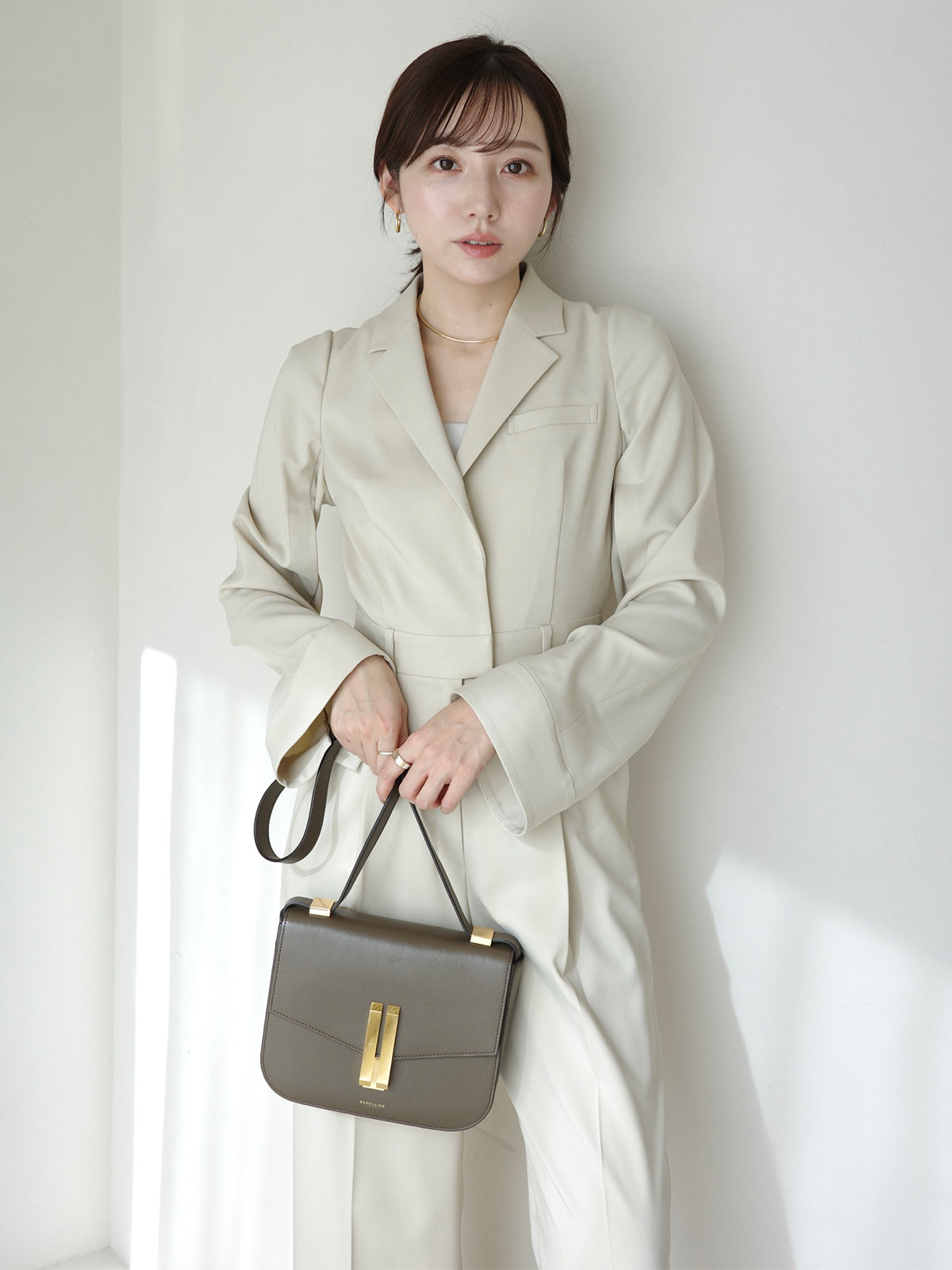 ミニマルテーラードオールインワン