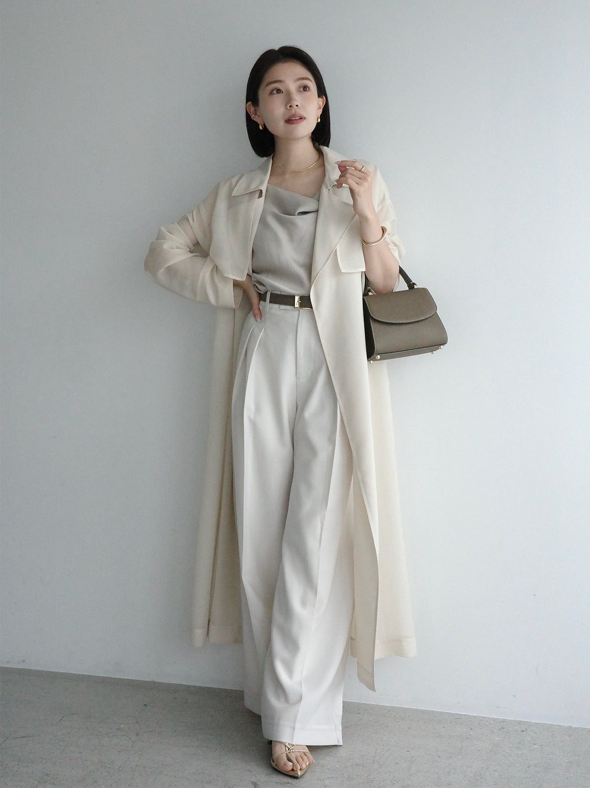 Fibril Satin Drape Camisole