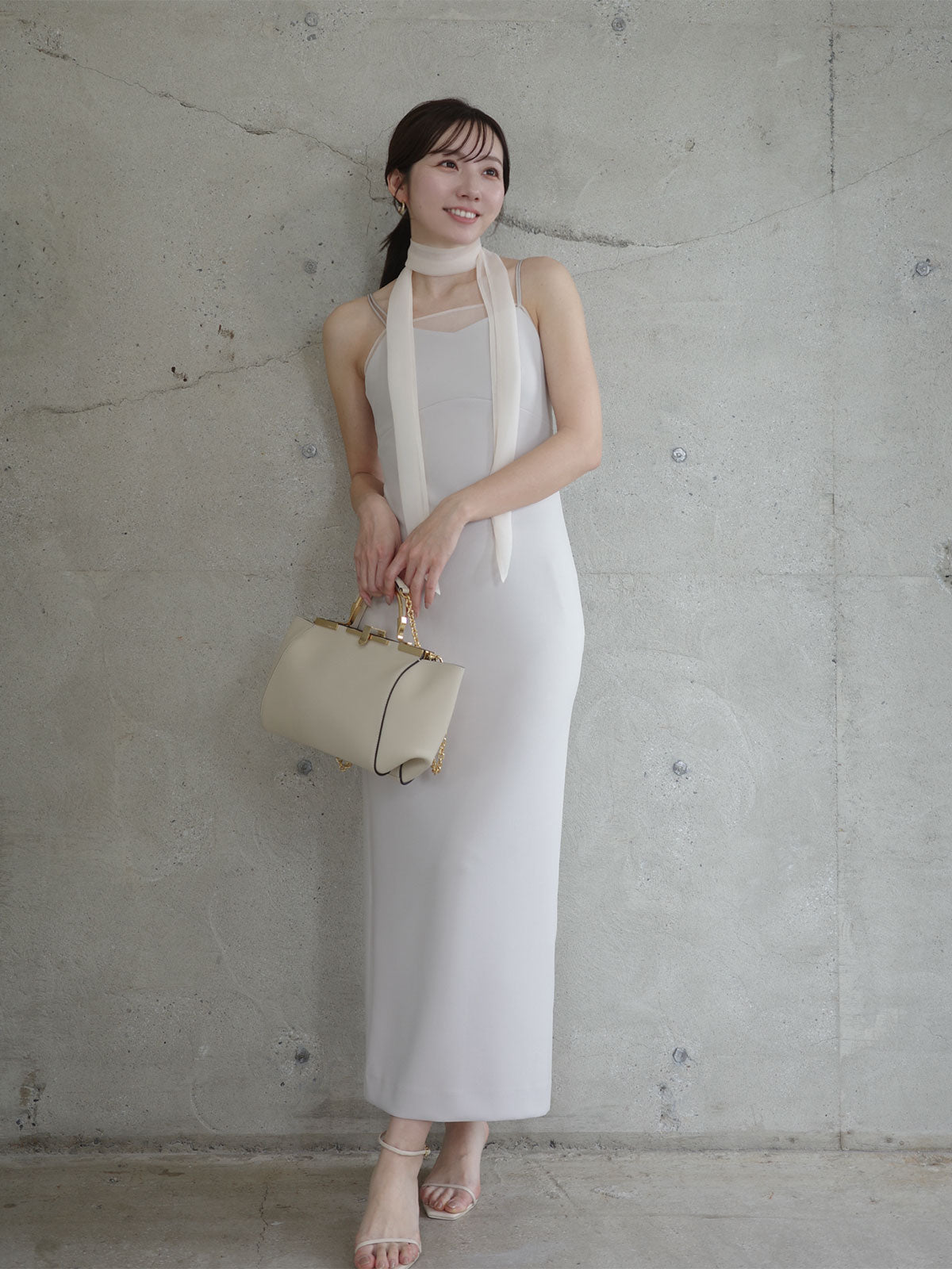 シアーレイヤーキャミワンピース