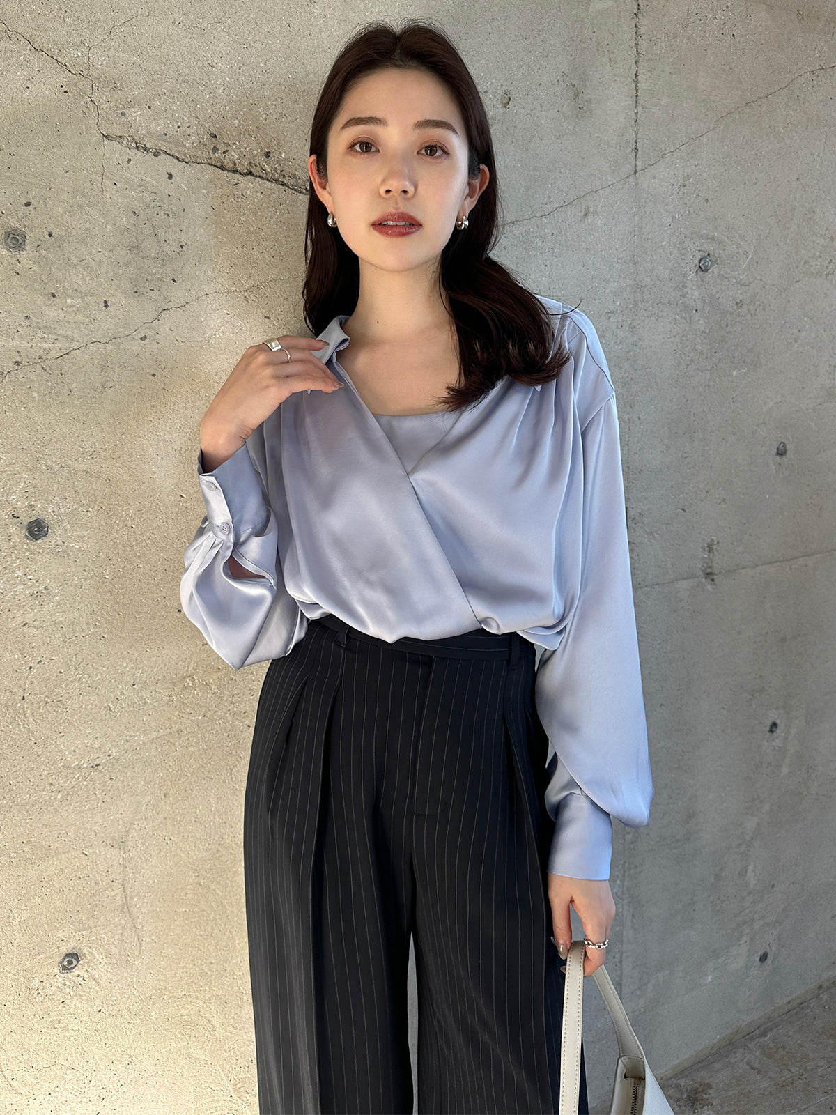 투턱 와이드 팬츠