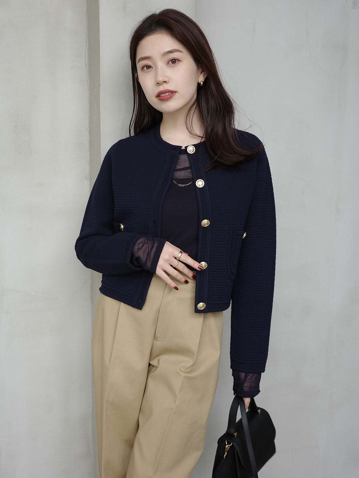PR:157cm COLOR:NAVY SIZE:F