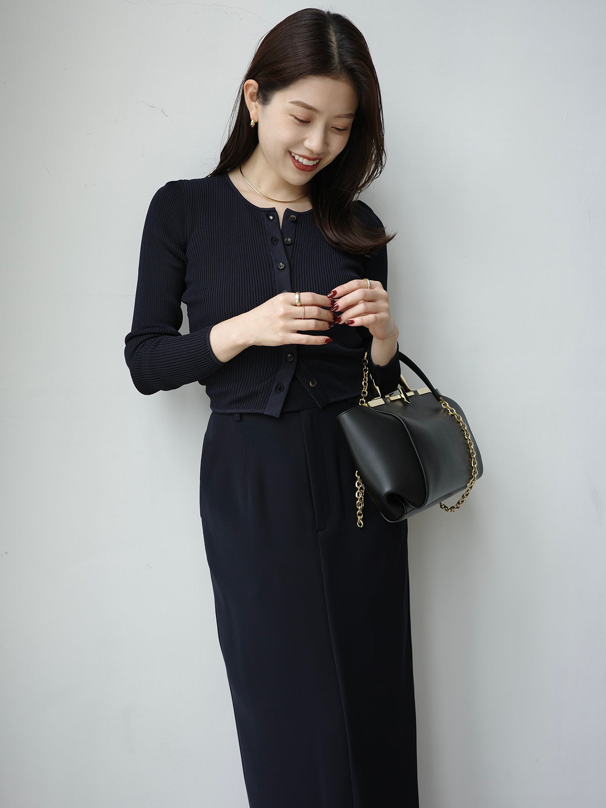 ダブルサテンナロースカート