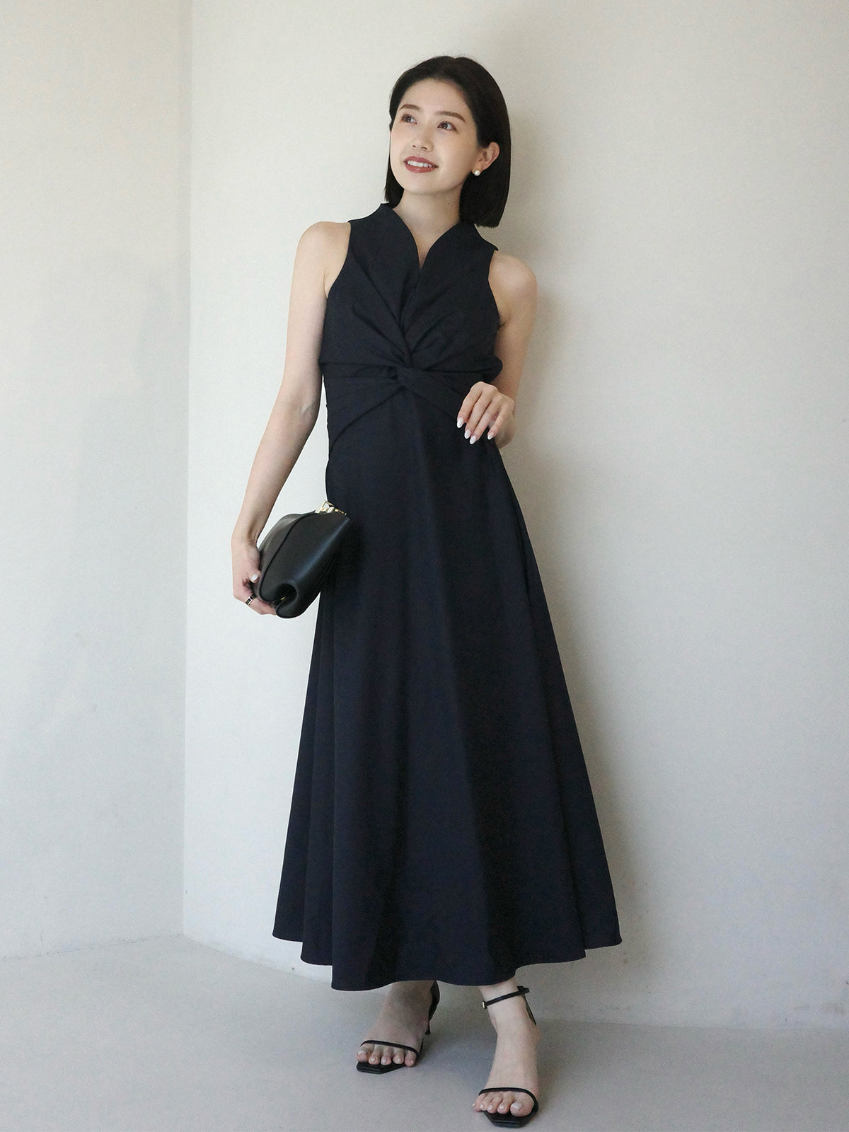 ツイストギャザーワンピース